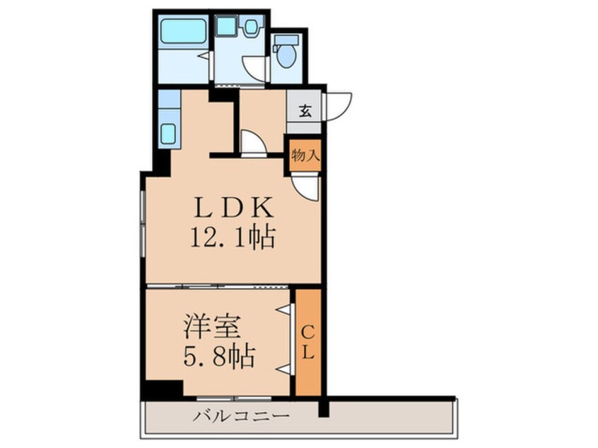 間取図 アビタシオン清水