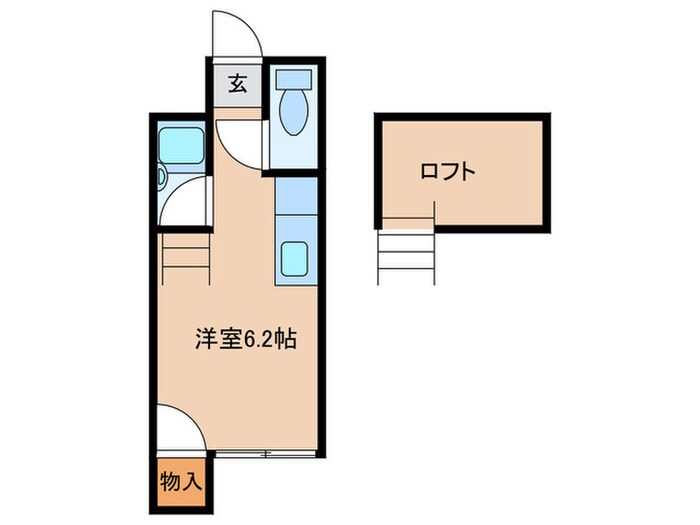 間取り図 ｻｰﾌｻｲﾄﾞﾋﾞﾙ赤間
