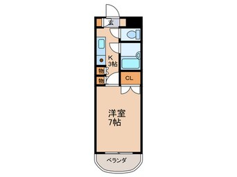 間取図 フラリッシュ博多東