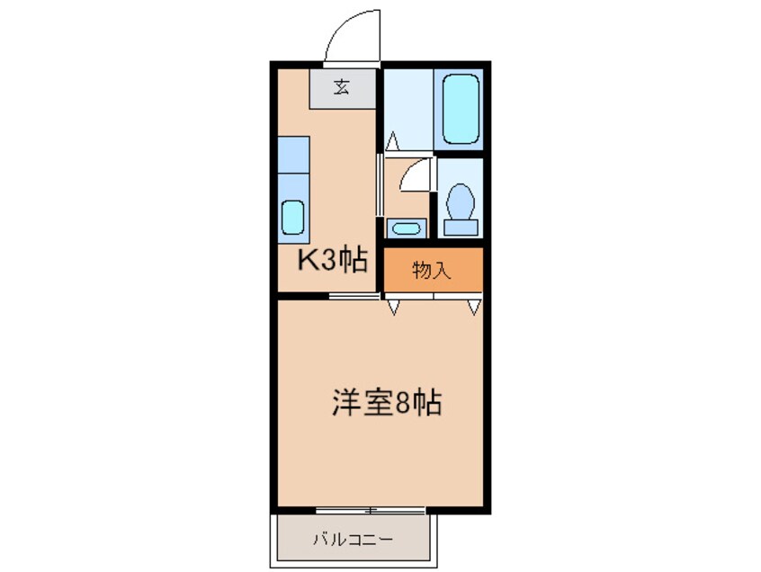 間取図 ビーライン中井口