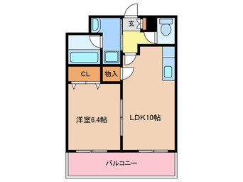 間取図 ベルドール赤間