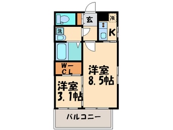 間取図 ネストピア呉服町(802)
