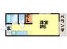 セレーノ井尻 1Rの間取り