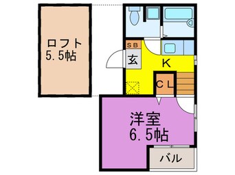 間取図 ベネフィスタウン井尻２