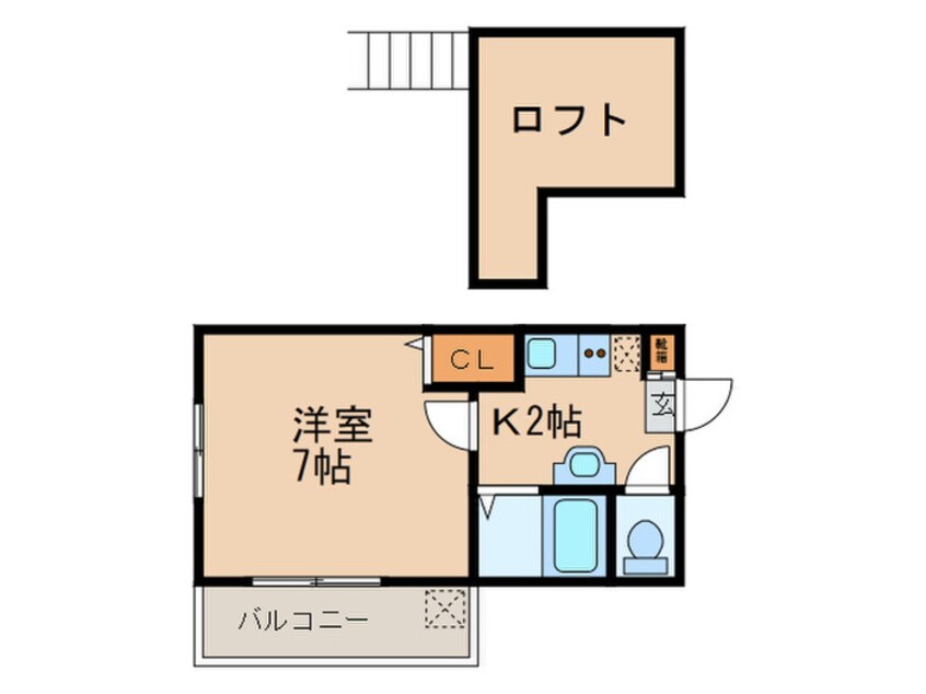 間取図 エスポワール別府