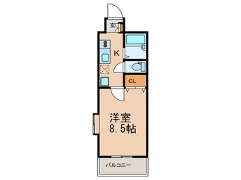 間取図 ロイヤル博多駅東８４