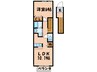リアルエステート Ａ 1LDKの間取り