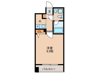 間取図 エフパルク県庁前