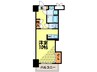 ロイヤル渡辺通Ⅱ８８ 1Rの間取り