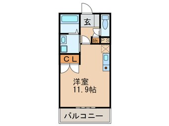 間取図 パークアクシス博多駅南