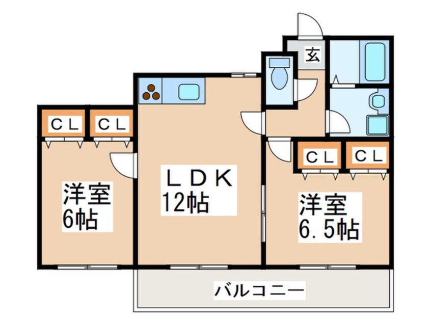 間取図 アメ－ジングコ－ト