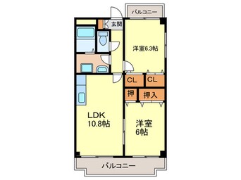 間取図 メゾンドソレイユ