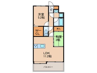 間取図 ｱｸﾀｽ博多ｸﾞﾗﾝﾐﾗｲ(611)