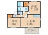 ウィングランデＭⅡＡ棟 2LDKの間取り