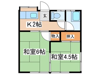 間取図 明玉荘