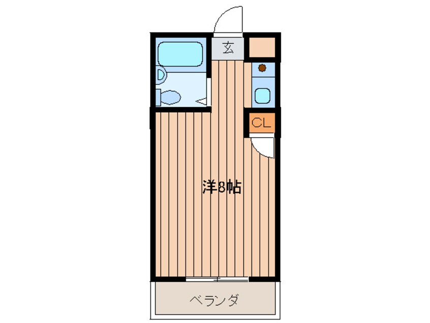 間取図 皇后崎スカイマンション(611)