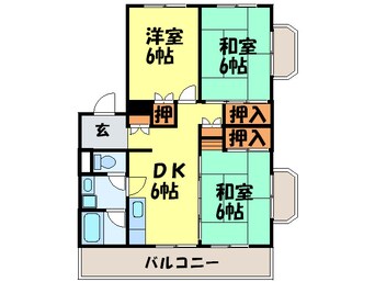 間取図 コーポ岩戸