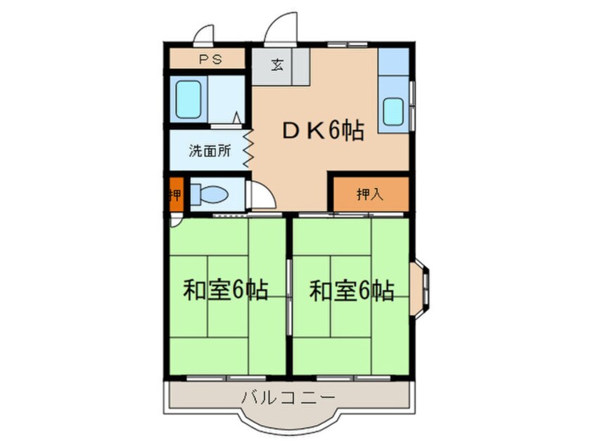 間取図 小森野ハイツ