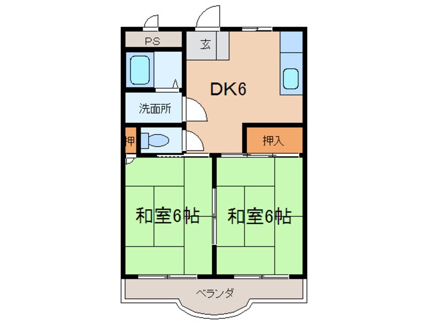 間取図 小森野ハイツ