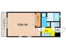 リブレア福重南A 1Kの間取り