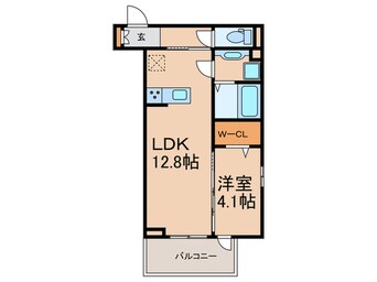 間取図 アルカンジュ東合川