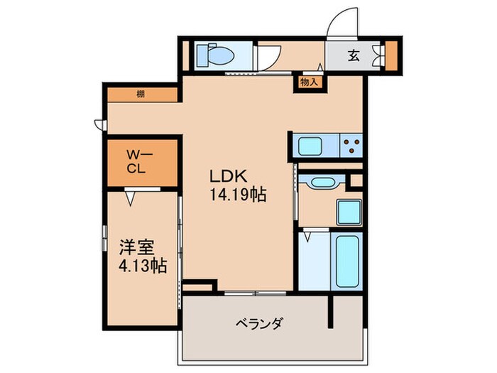 間取り図 アルカンジュ東合川