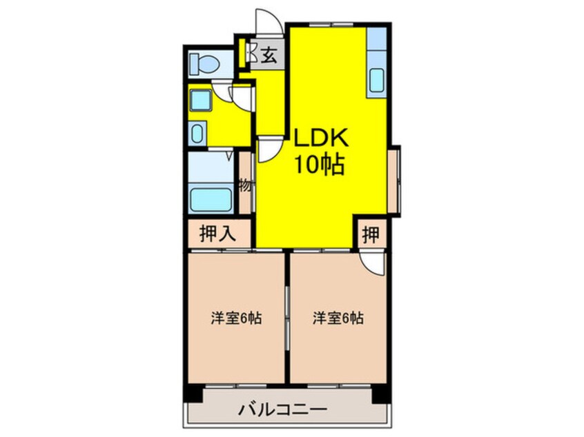 間取図 サンフラワー博多南