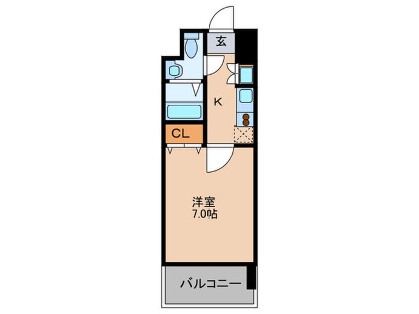 間取図 サヴォイザティファナ(1104)