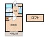 トリビュ－トＮＡＯＴＯ 1Kの間取り