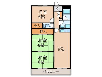 間取図 エントピア浦の原