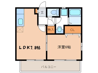 間取図 グランマキ室見　２