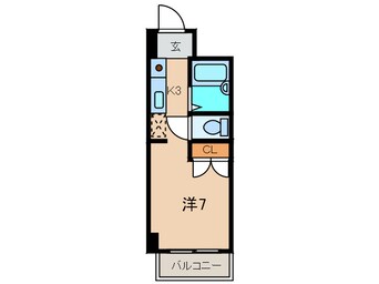 間取図 Ｋ－２西小倉ビル