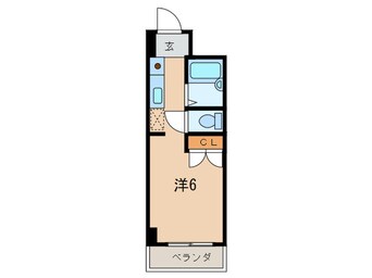 間取図 Ｋ－２西小倉ビル