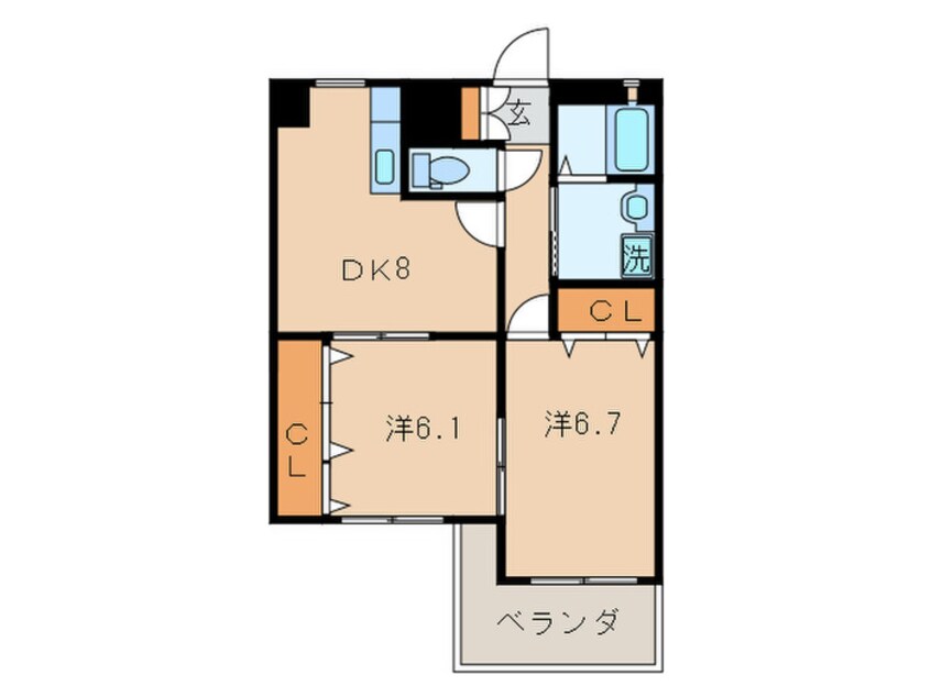 間取図 フェルト５１５