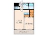 フェルト５１５ 1LDKの間取り