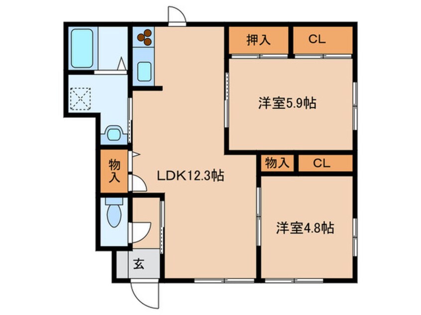 間取図 ベネティア館