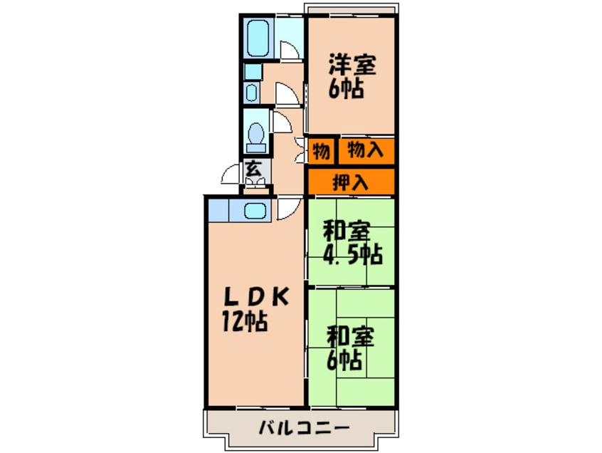 間取図 メゾン・ド・Ｆｕｊｉ