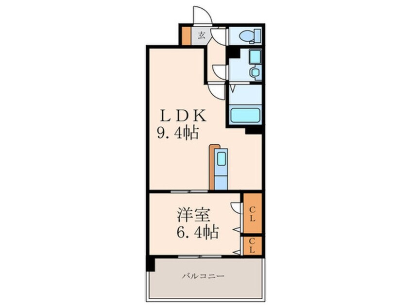 間取図 第25エルザビル