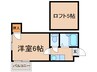 ＣＡＳＡ ＰＲＩＭＡＶＥＲＡ 1Kの間取り