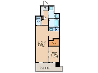 間取図 ALFACIO SOUTHE FONTE(302)