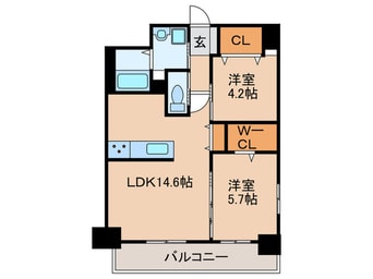 間取図 ウイングス熊手