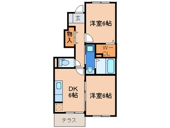 間取図 エステート長津タウン２１　Ｃ棟