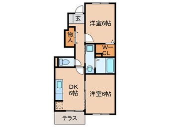 間取図 エステート長津タウン２１　Ｃ棟