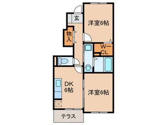 間取図 エステート長津タウン２１　Ｃ棟