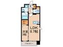 デュオフラッツ平尾の間取図