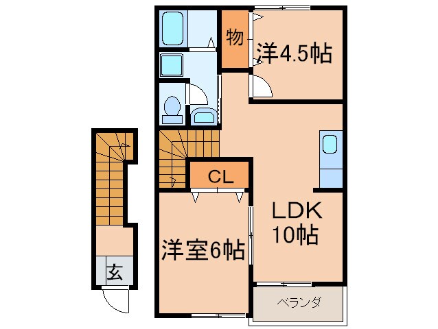 間取り図 アヴニール遠賀Ａ