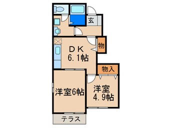 間取図 アヴニール遠賀Ｃ