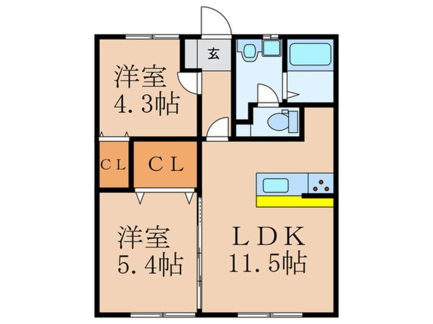 間取図 シティナガノ