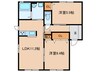 ソレアード２１Ｃ 2LDKの間取り