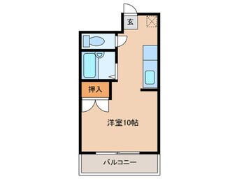 間取図 フォレスト・ウィンド・イン姪浜